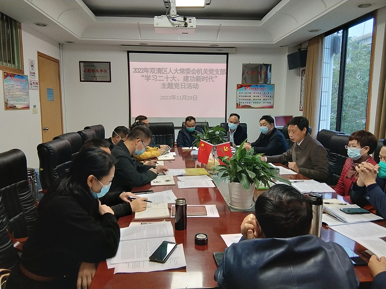 学习二十大|双清区人大：“一课一片一实践”激发基层党建新活力_邵阳头条网