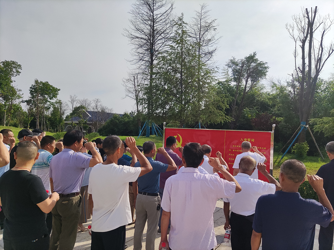 弘扬蔡锷精神 赓续红色血脉——爱莲街道云水村党总支开展迎“七一”主题党日活动_邵阳头条网