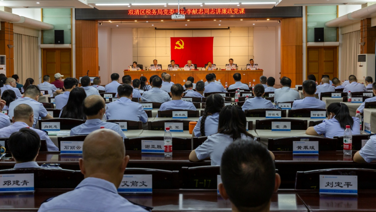 双清税务：“一月一课一片一实践” 主题党日添活力_邵阳头条网