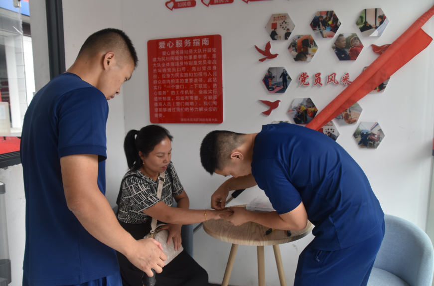 双清区消防救援大队：爱心服务驿站暖心服务“不打烊”_邵阳头条网