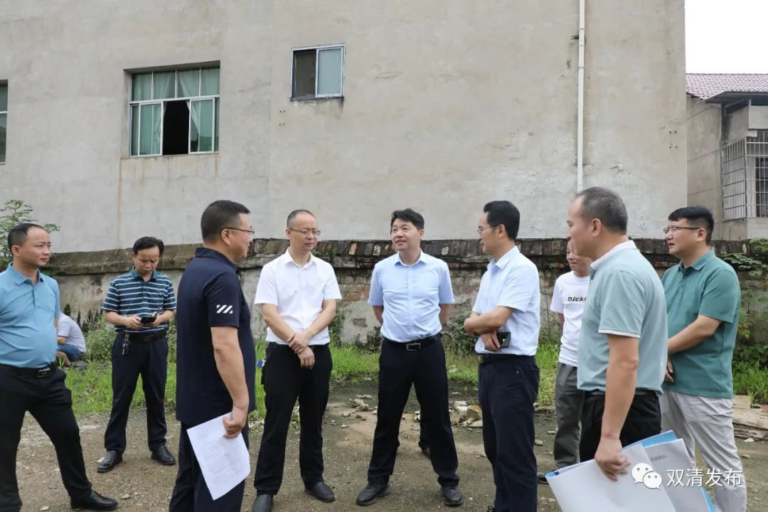 区领导调研双清区教育卫健项目建设推进情况_邵阳头条网