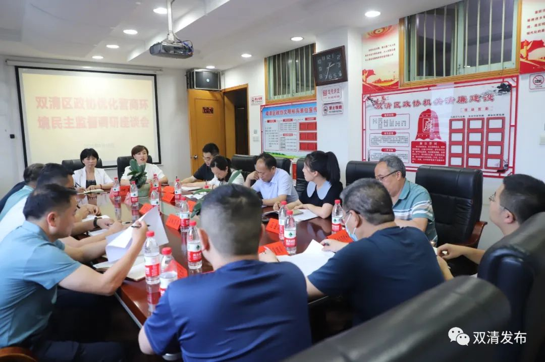 双清区政协召开优化营商环境民主监督调研座谈会​_邵阳头条网