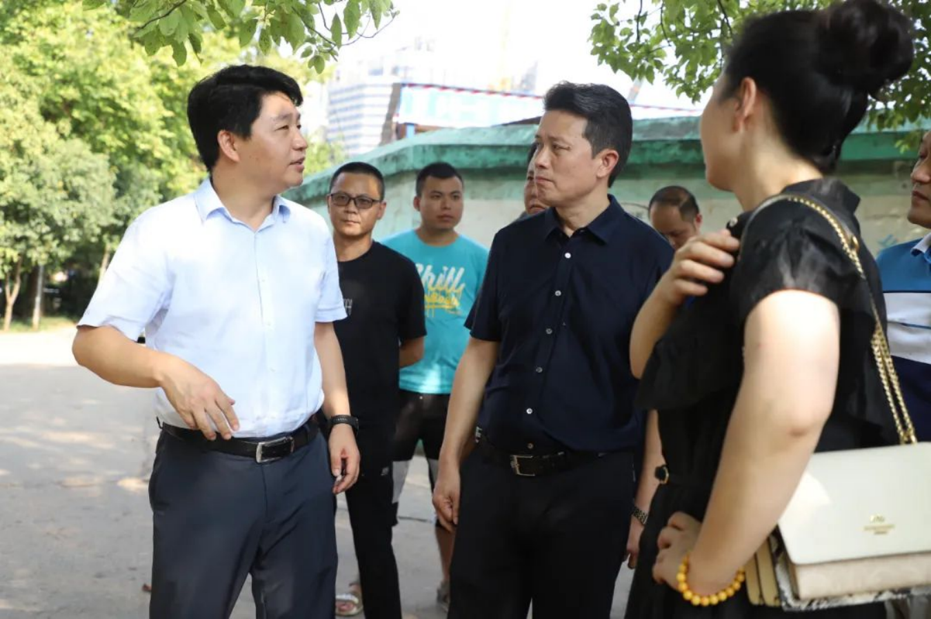 区领导率队实地调研征拆工作_邵阳头条网