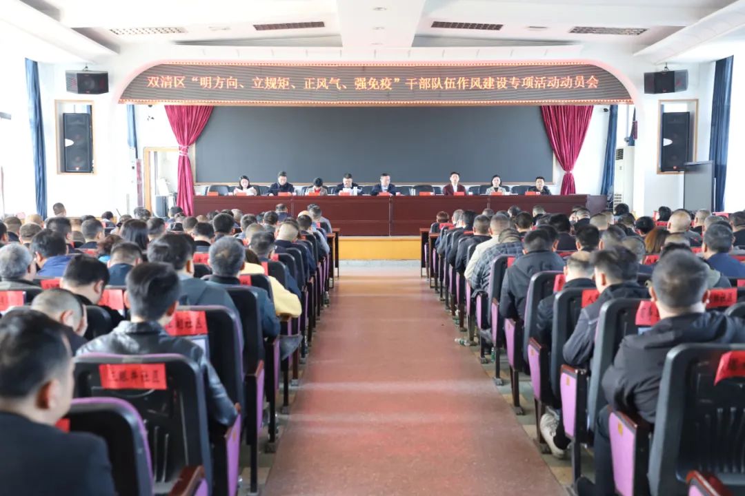 双清区“明方向、立规矩、正风气、强免疫”干部队伍作风建设专项活动动员大会召开_邵阳头条网