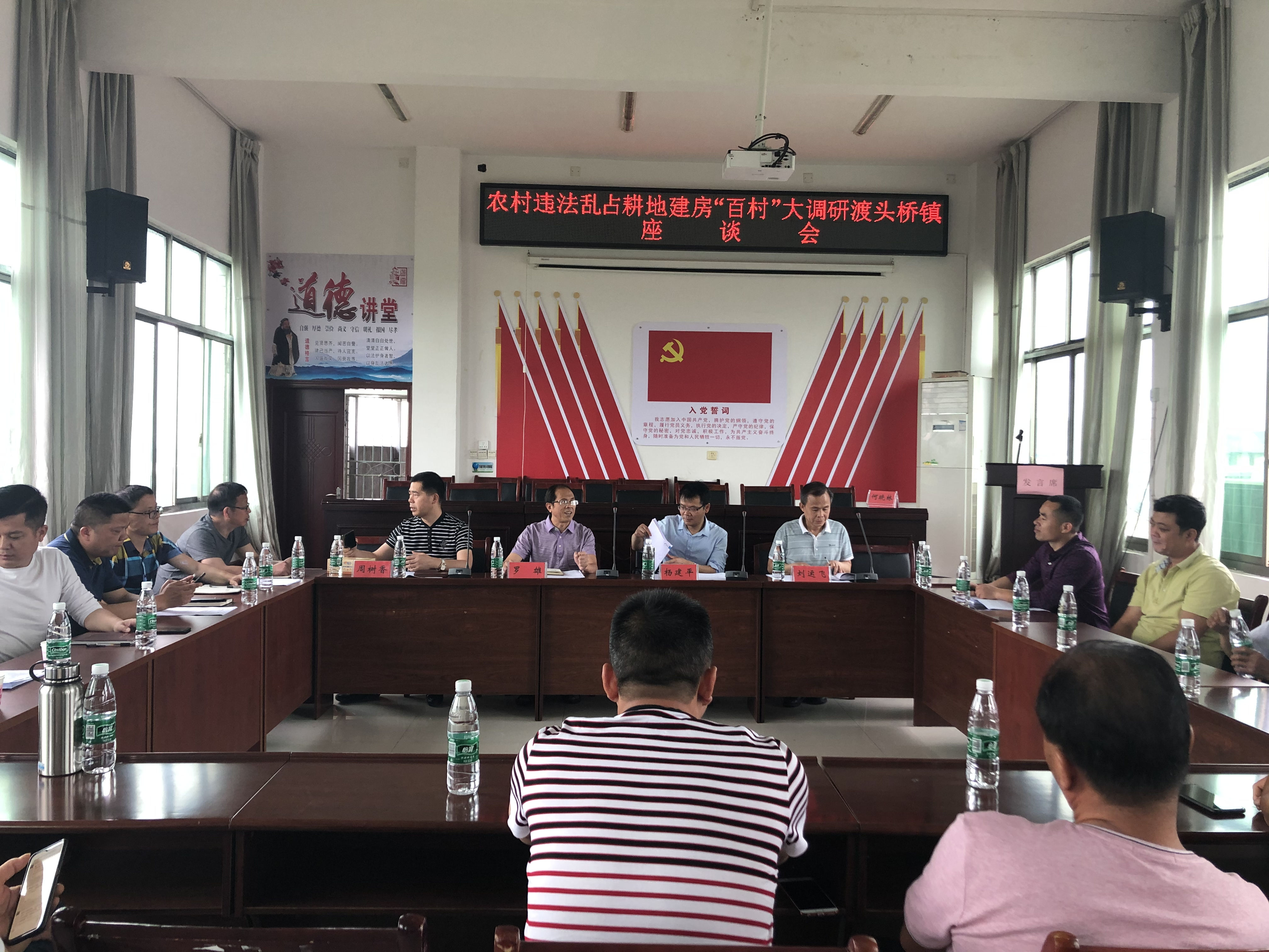 市人大调研组到渡头桥镇调研农村违法乱占耕地建房_邵阳头条网
