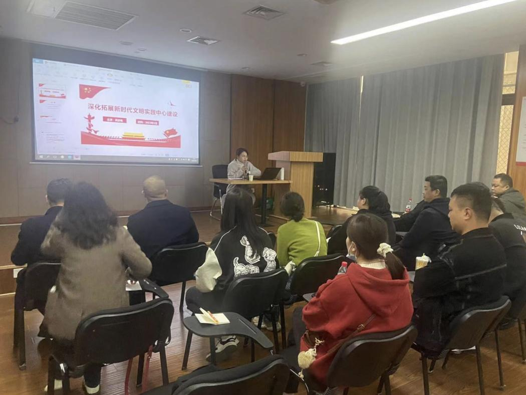 创文进行时|东风路街道开展“深化拓展新时代文明实践中心建设”专题培训宣讲会_邵阳头条网