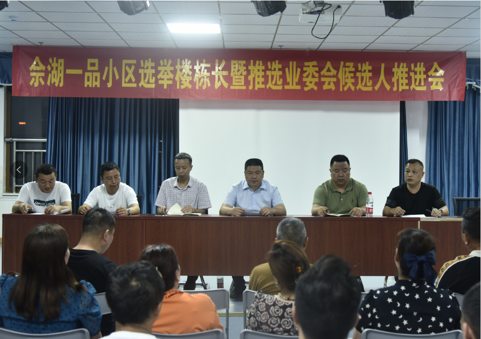石桥街道佘湖一品小区召开选举楼栋长暨推选业委会候选人推进会_邵阳头条网