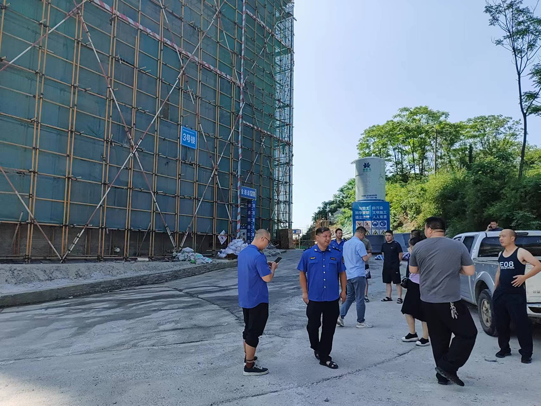石桥街道开展建筑工地专项检查行动_邵阳头条网