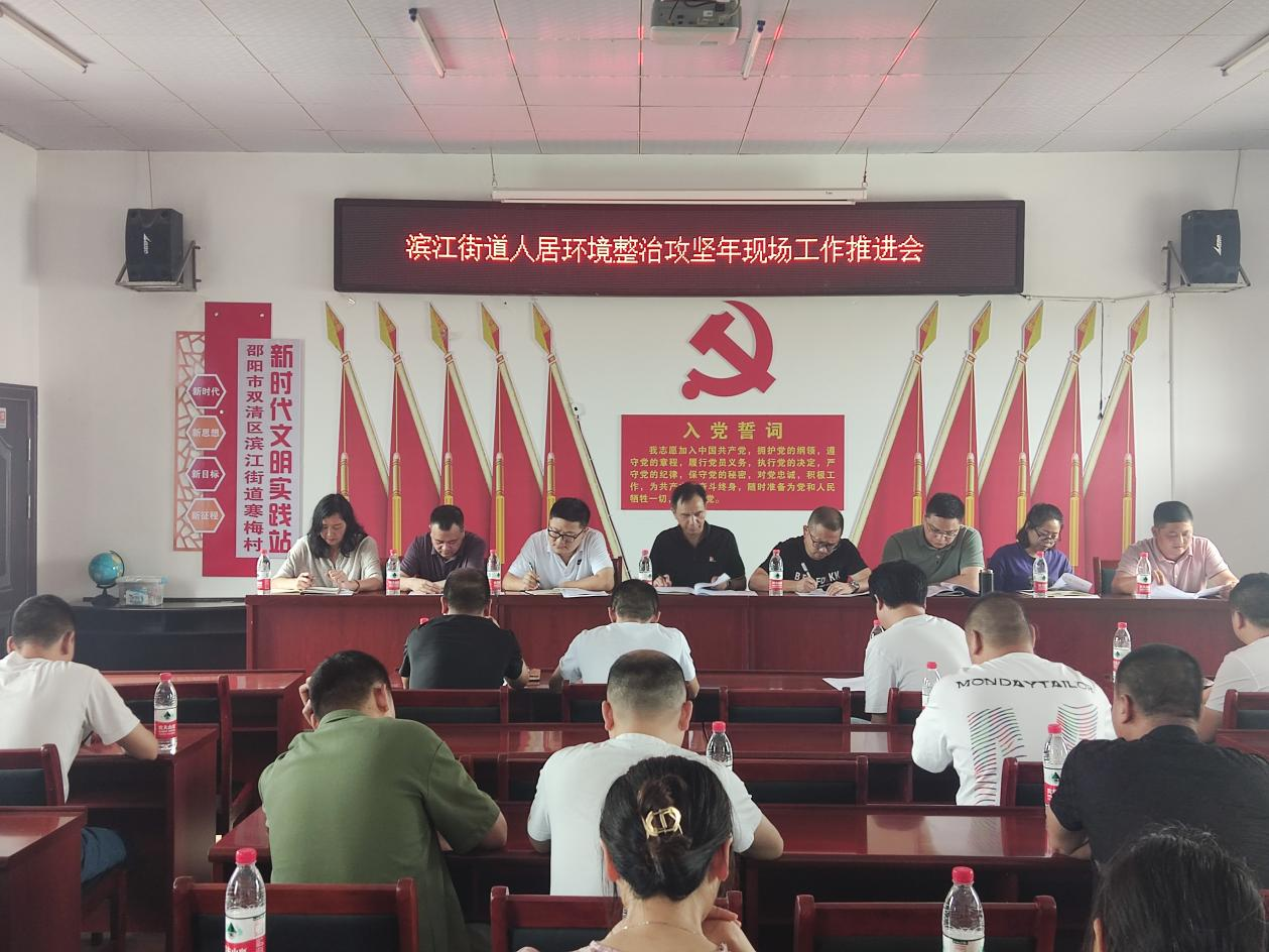 滨江街道召开人居环境攻坚年现场工作推进会_邵阳头条网