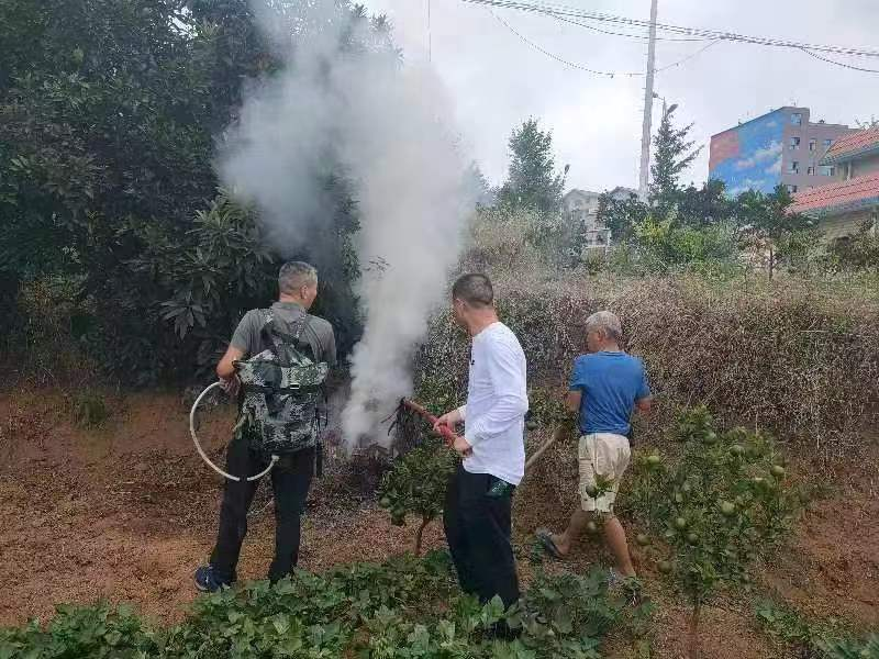 火车站乡：多措并举整治露天焚烧行为 坚决打好蓝天保卫战_邵阳头条网