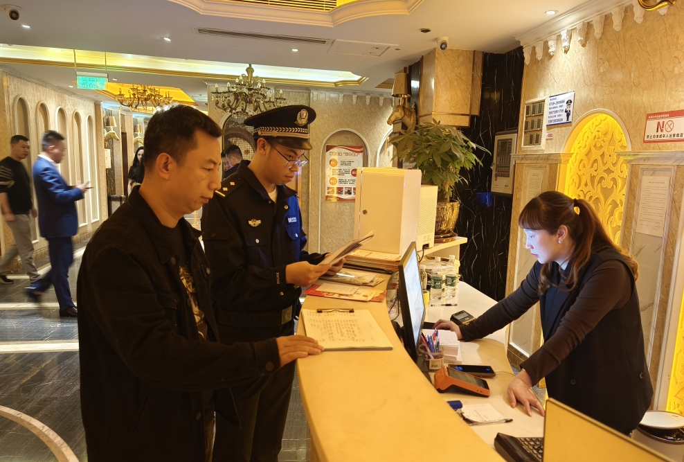 双清区石桥街道、石桥派出所开展对辖区娱乐场所“利剑护蕾”专项检查_邵阳头条网