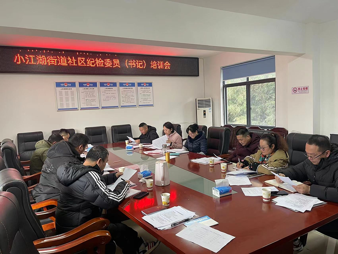 小江湖街道2024年度纪检委员培训会召开_邵阳头条网