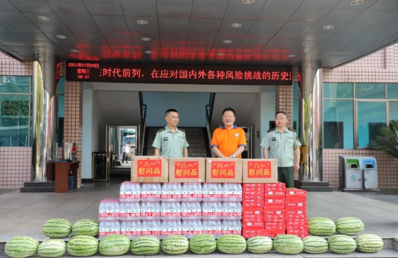 双清区领导“八一”前组团慰问致敬最可爱的人(图3)
