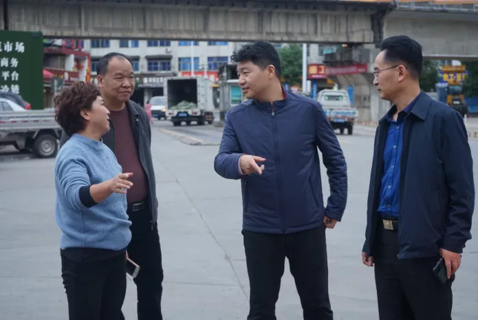 双清区区长江韬实地督导常态化文明创建工作(图1)