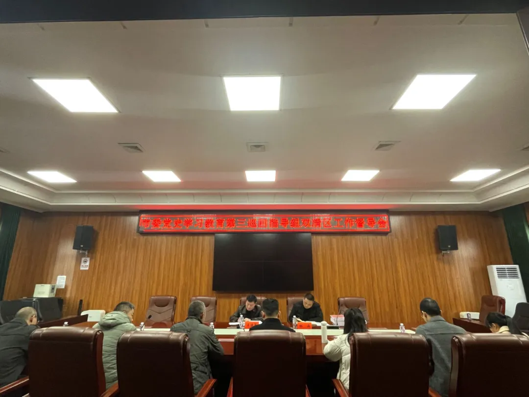 市委党史学习教育第三巡回指导组到双清区督导工作(图1)