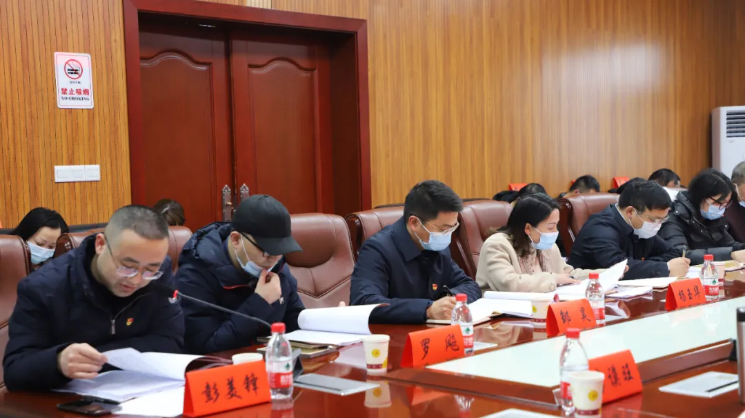 双清区委党建工作领导小组2022年第一会议召开(图3)