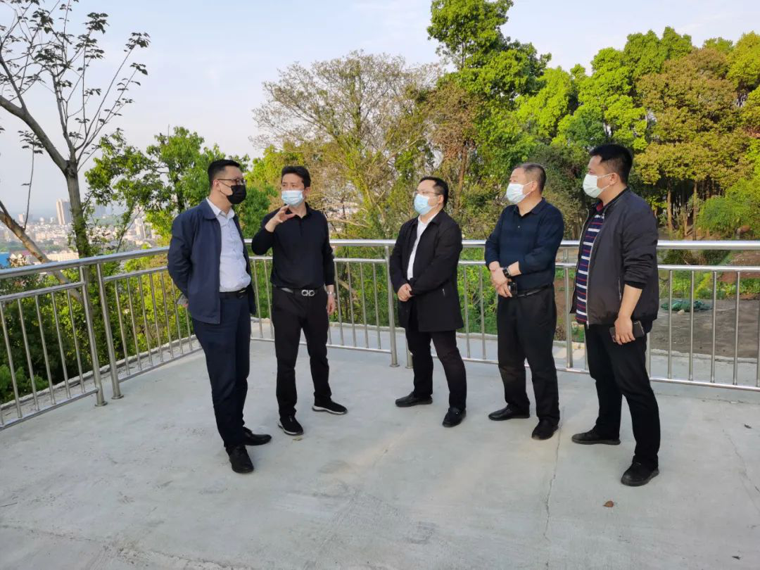 区领导督查佘湖山公园森林防火工作(图2)