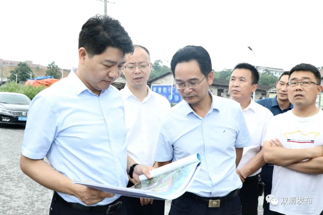 区领导调研双清区教育卫健项目建设推进情况(图2)