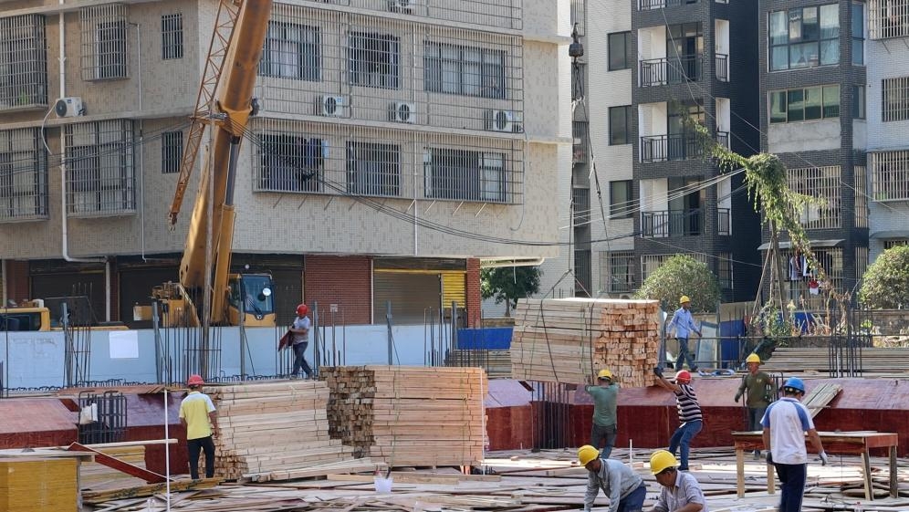 劳动最光荣 双清区建设项目国庆期间“加速跑”(图2)