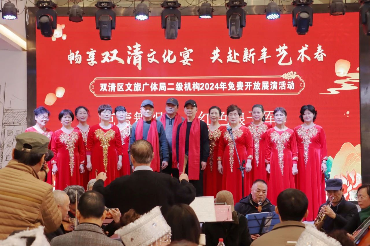 歌舞、灯谜、非遗齐上阵，双清区开展“畅享双清文化宴，共赴新年艺术春”免费开放展演活动(图1)