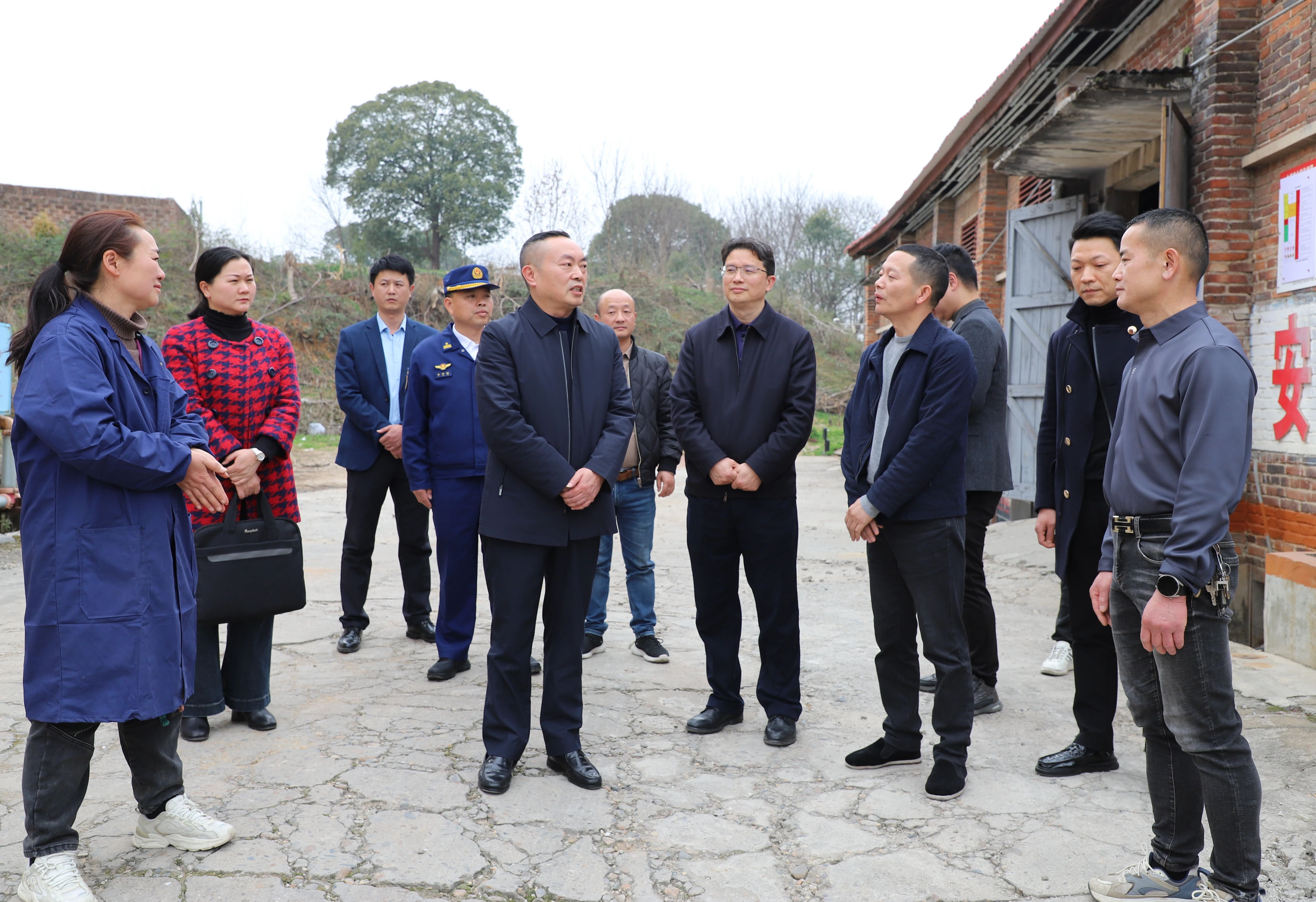 区委书记赵逢春带队督查安全生产工作(图1)